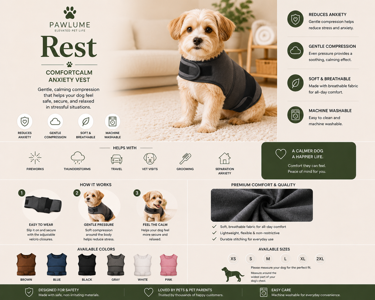 Pawlume™ ComfortCalm Anxiety Vest