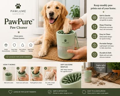 Pawlume™ Soft Silicone Pet Paw Cleaner Cup